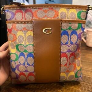 **SOLD** NEW & AUTHENTIC - Coach Colorful Signature Crossbody Bag